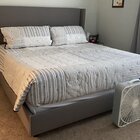 Hanson Upholstered Wingback Bed & Reviews | Joss & Main